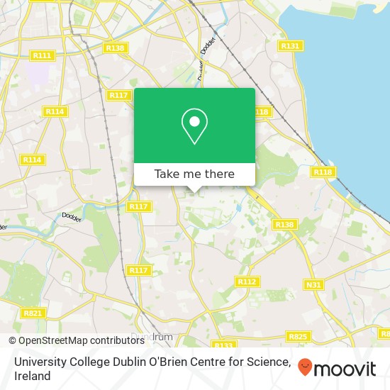 University College Dublin O'Brien Centre for Science plan