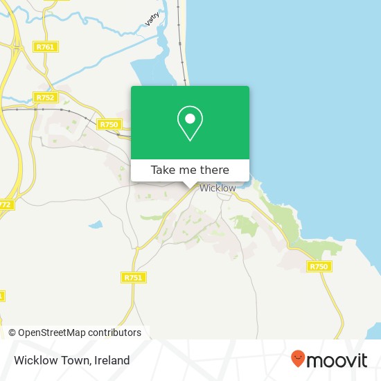 Wicklow Town map
