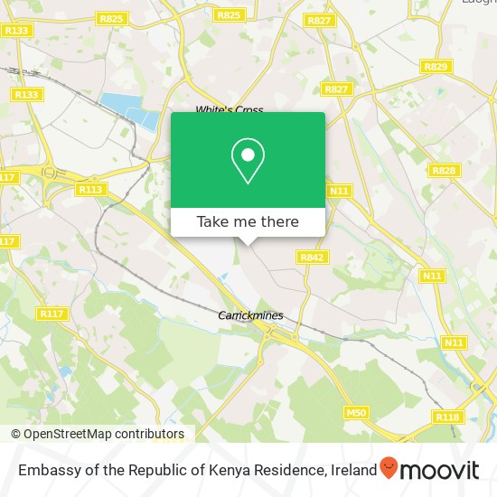 Embassy of the Republic of Kenya Residence plan