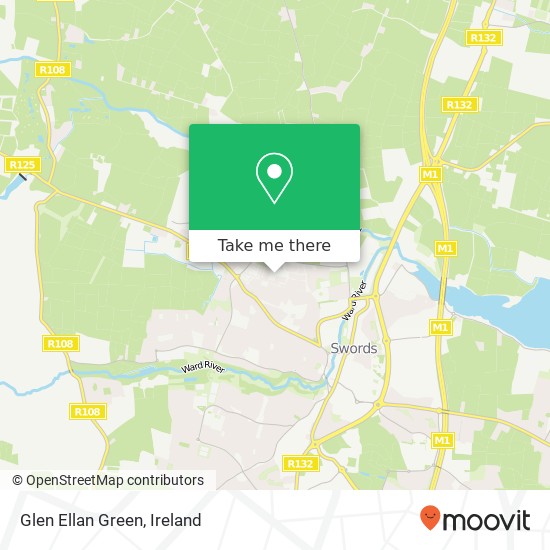 Glen Ellan Green map
