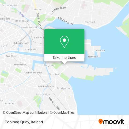 Poolbeg Quay map