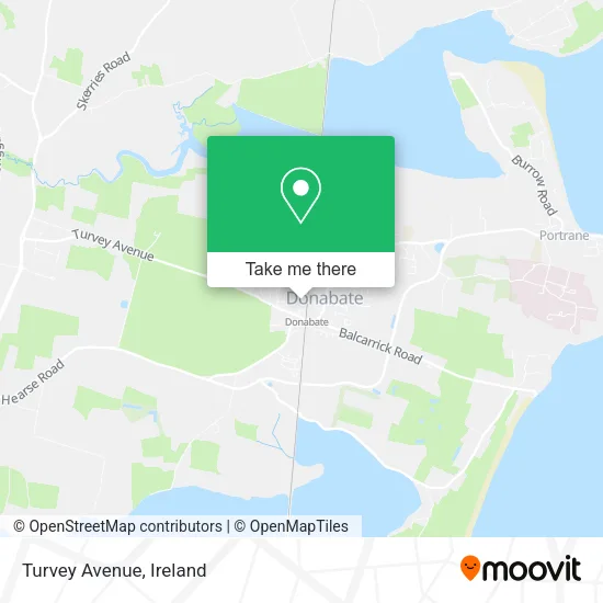 Turvey Avenue map