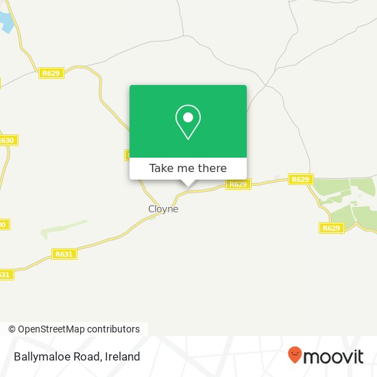 Ballymaloe Road map