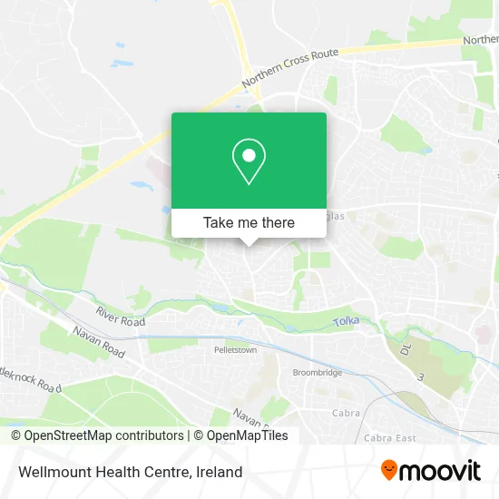 Wellmount Health Centre map