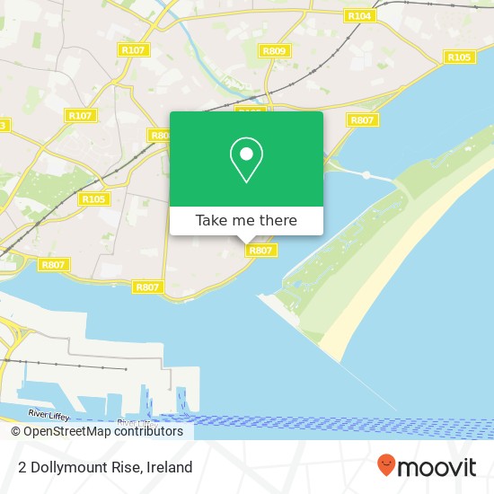 2 Dollymount Rise map