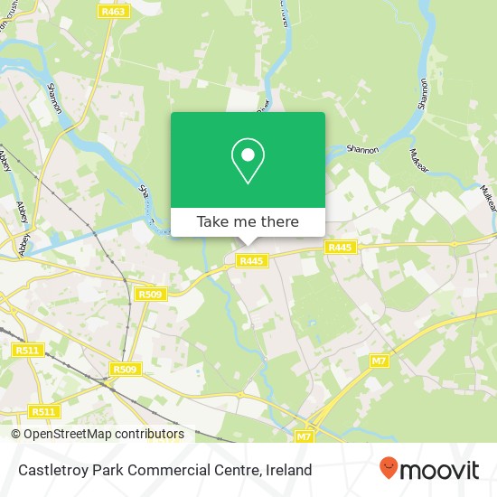 Castletroy Park Commercial Centre map