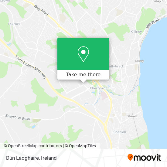 Dún Laoghaire map