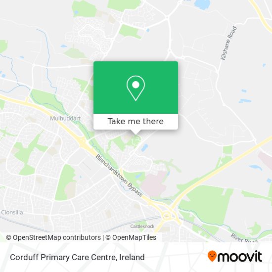 Corduff Primary Care Centre map
