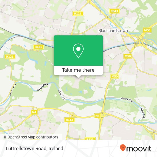 Luttrellstown Road map