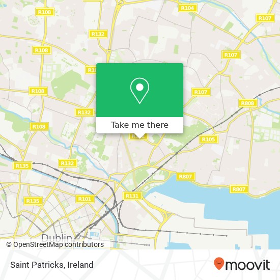 Saint Patricks map