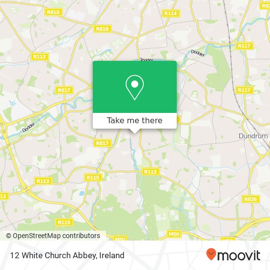 12 White Church Abbey map