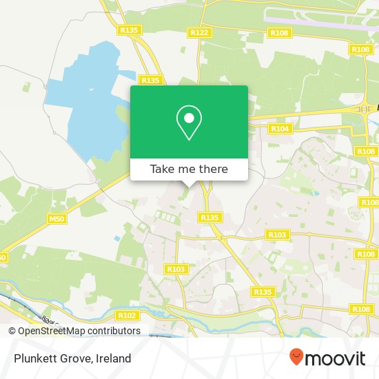Plunkett Grove map