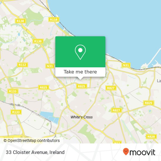 33 Cloister Avenue map