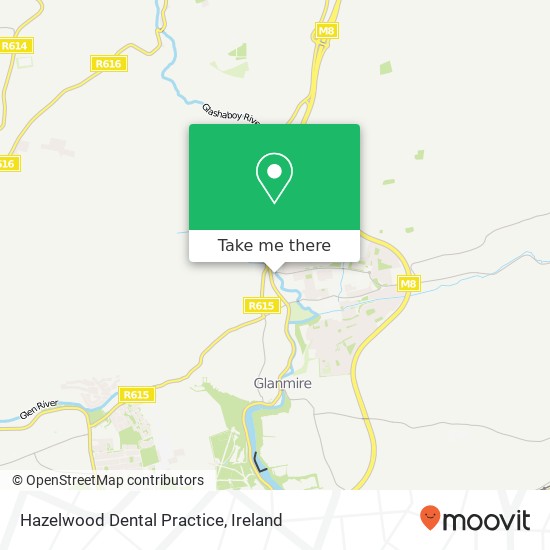 Hazelwood Dental Practice map