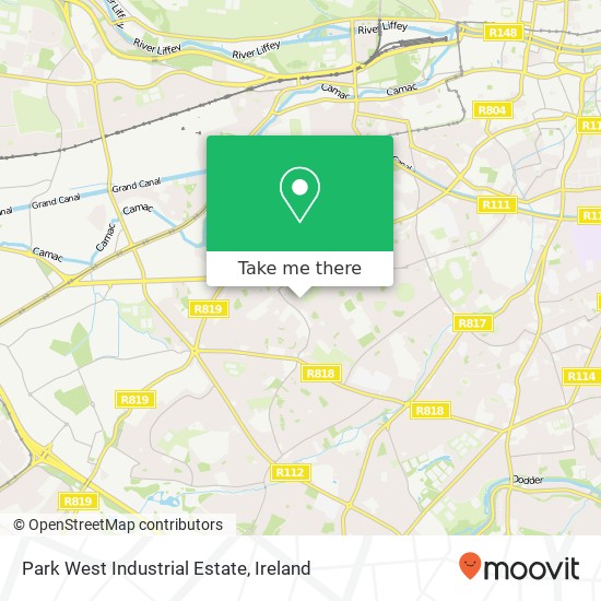Park West Industrial Estate map