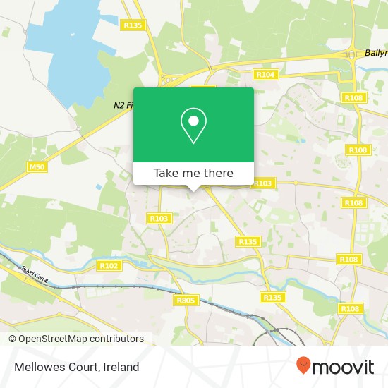 Mellowes Court map