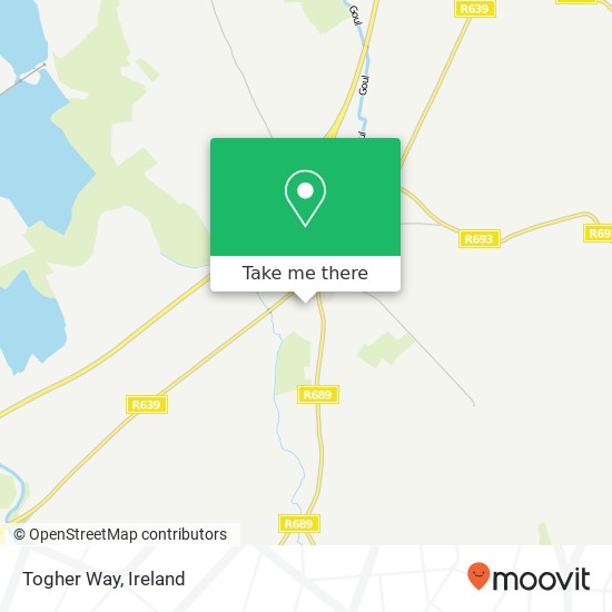 Togher Way map