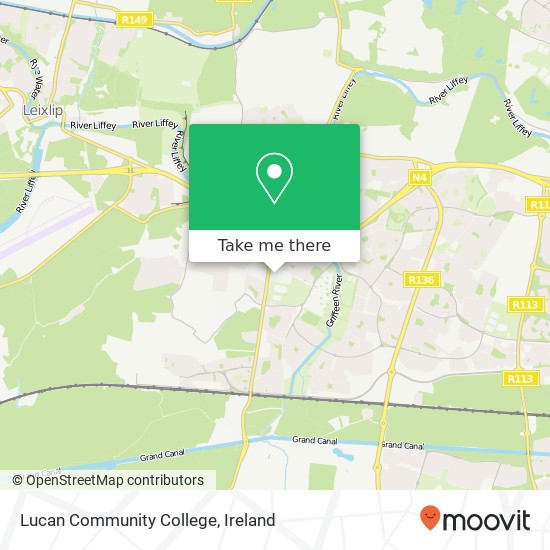 Lucan Community College map