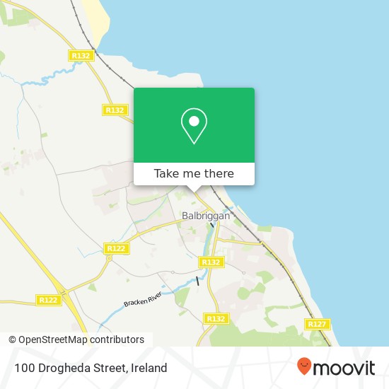 100 Drogheda Street map