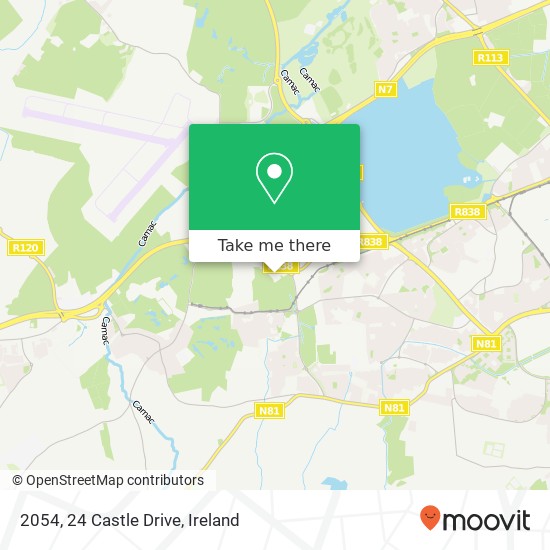 2054, 24 Castle Drive map