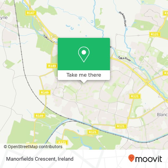 Manorfields Crescent map