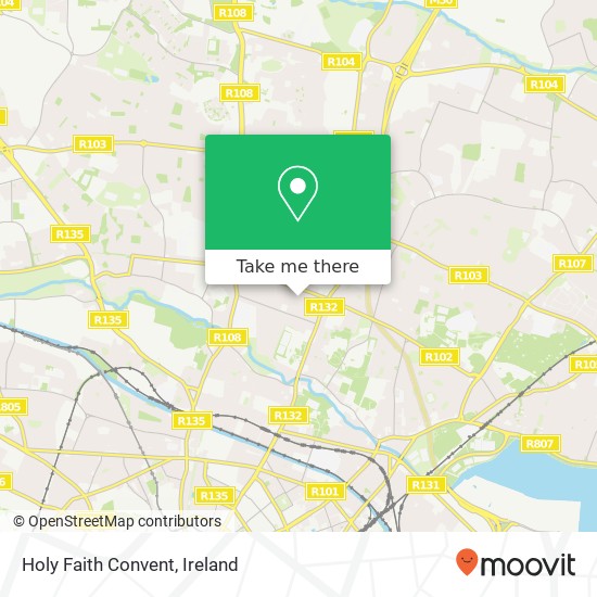 Holy Faith Convent map