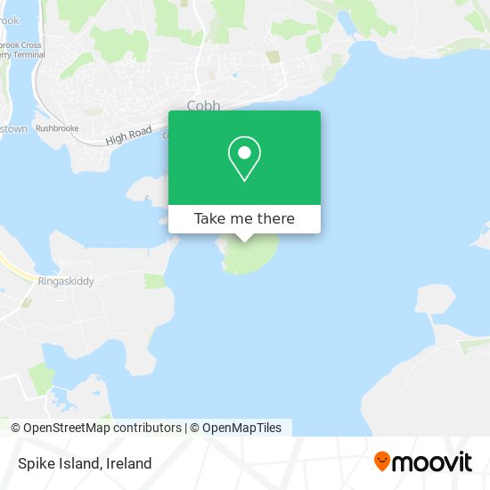 Spike Island map