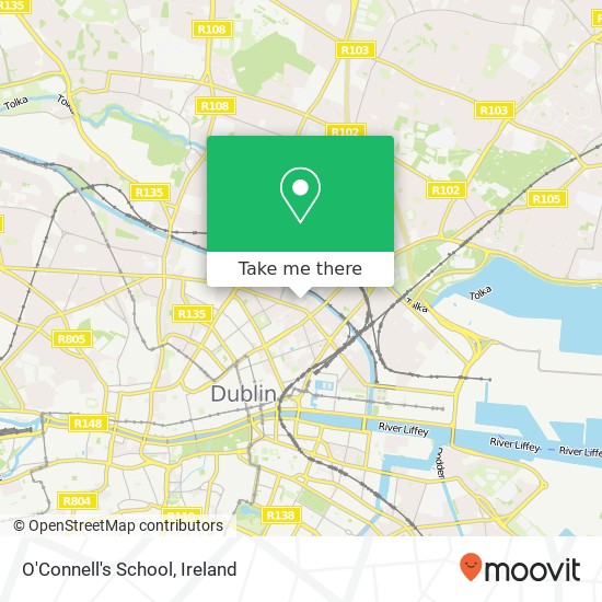 O'Connell's School map