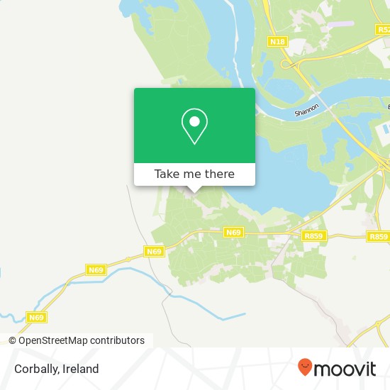 Corbally map