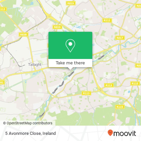 5 Avonmore Close map
