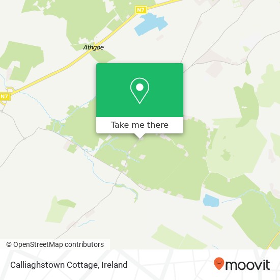 Calliaghstown Cottage map