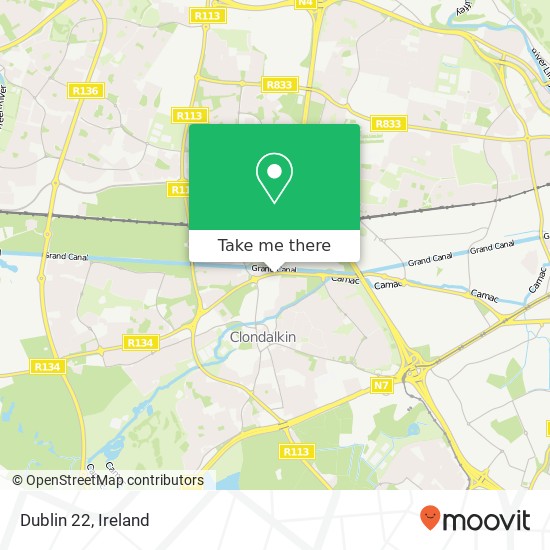 Dublin 22 map