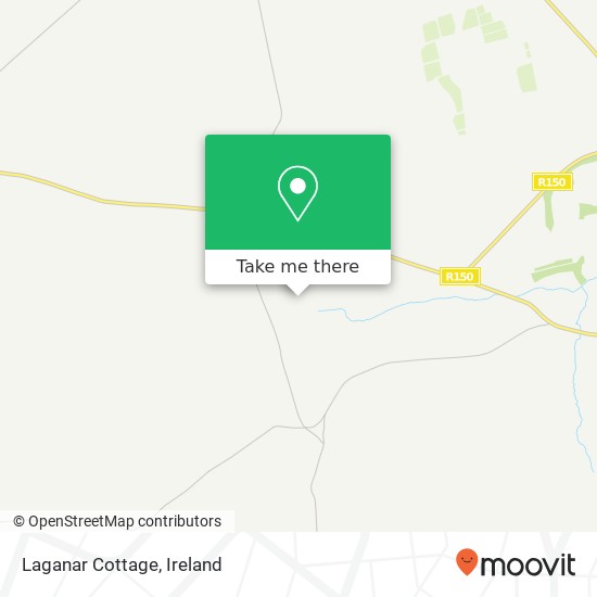 Laganar Cottage map