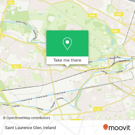 Saint Laurence Glen map