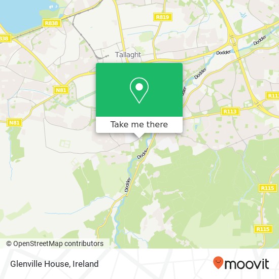 Glenville House map