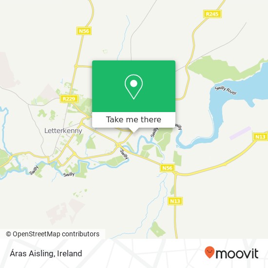 Áras Aisling map