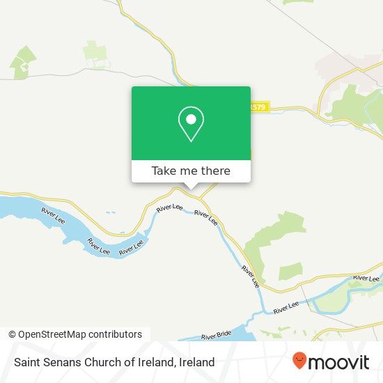 Saint Senans Church of Ireland map