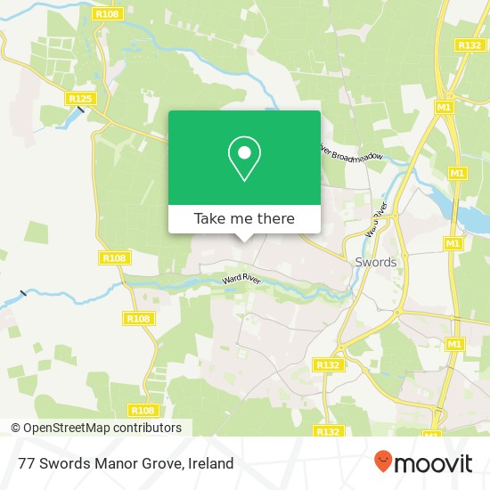 77 Swords Manor Grove map