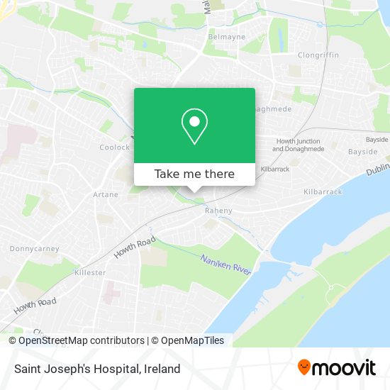 Saint Joseph's Hospital map