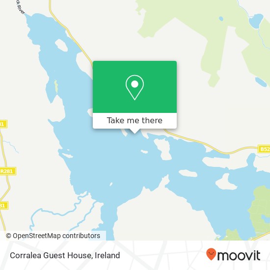 Corralea Guest House map