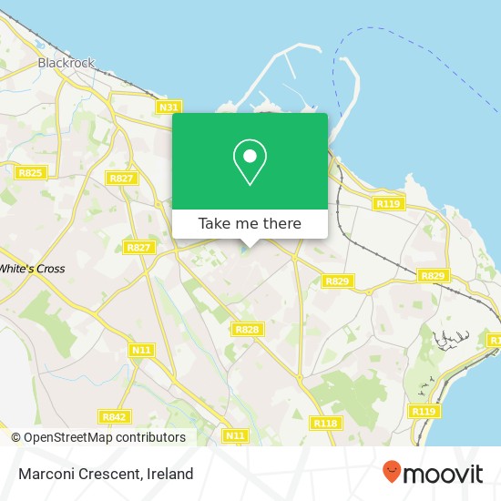 Marconi Crescent map