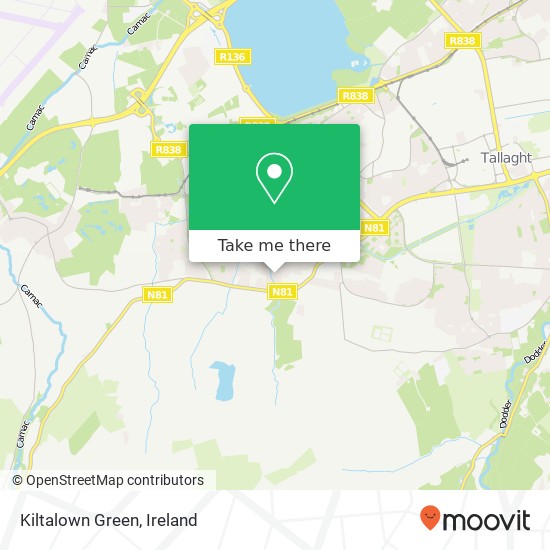 Kiltalown Green map