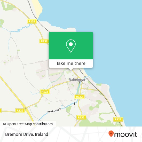 Bremore Drive map