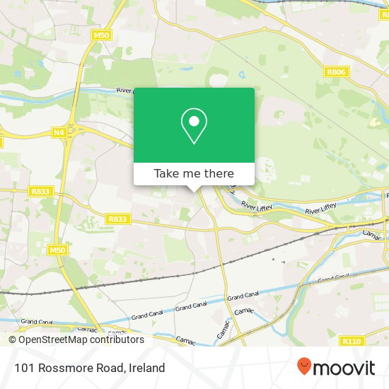 101 Rossmore Road map