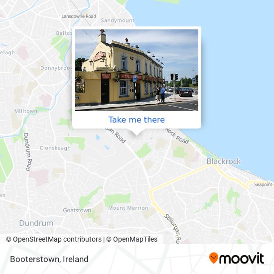 Booterstown map