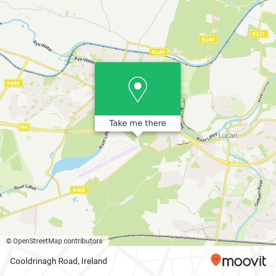 Cooldrinagh Road map