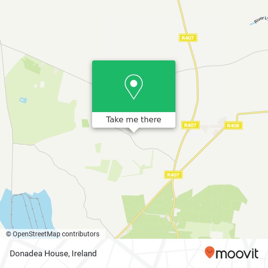 Donadea House map