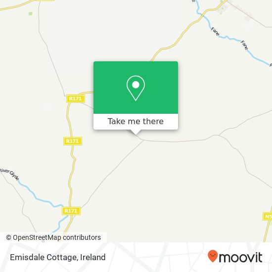 Emisdale Cottage map