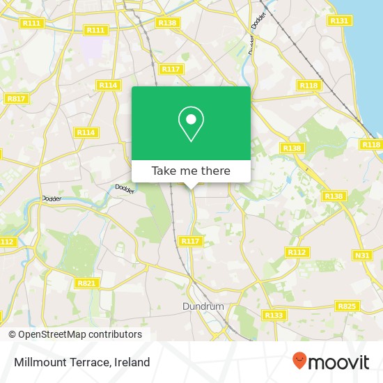 Millmount Terrace map