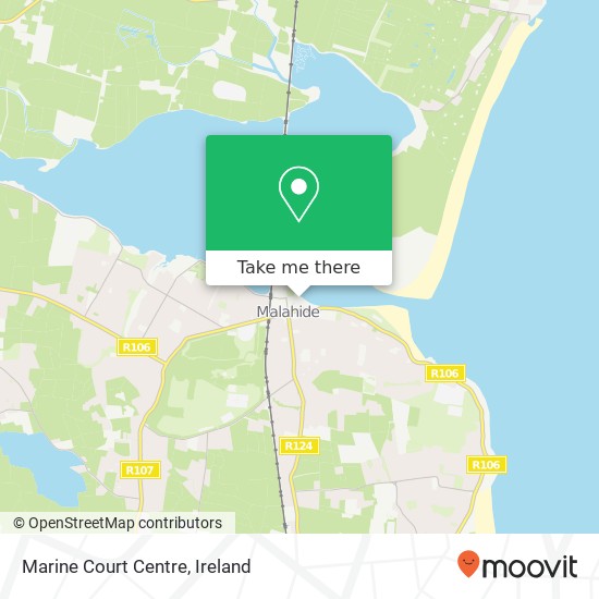 Marine Court Centre map